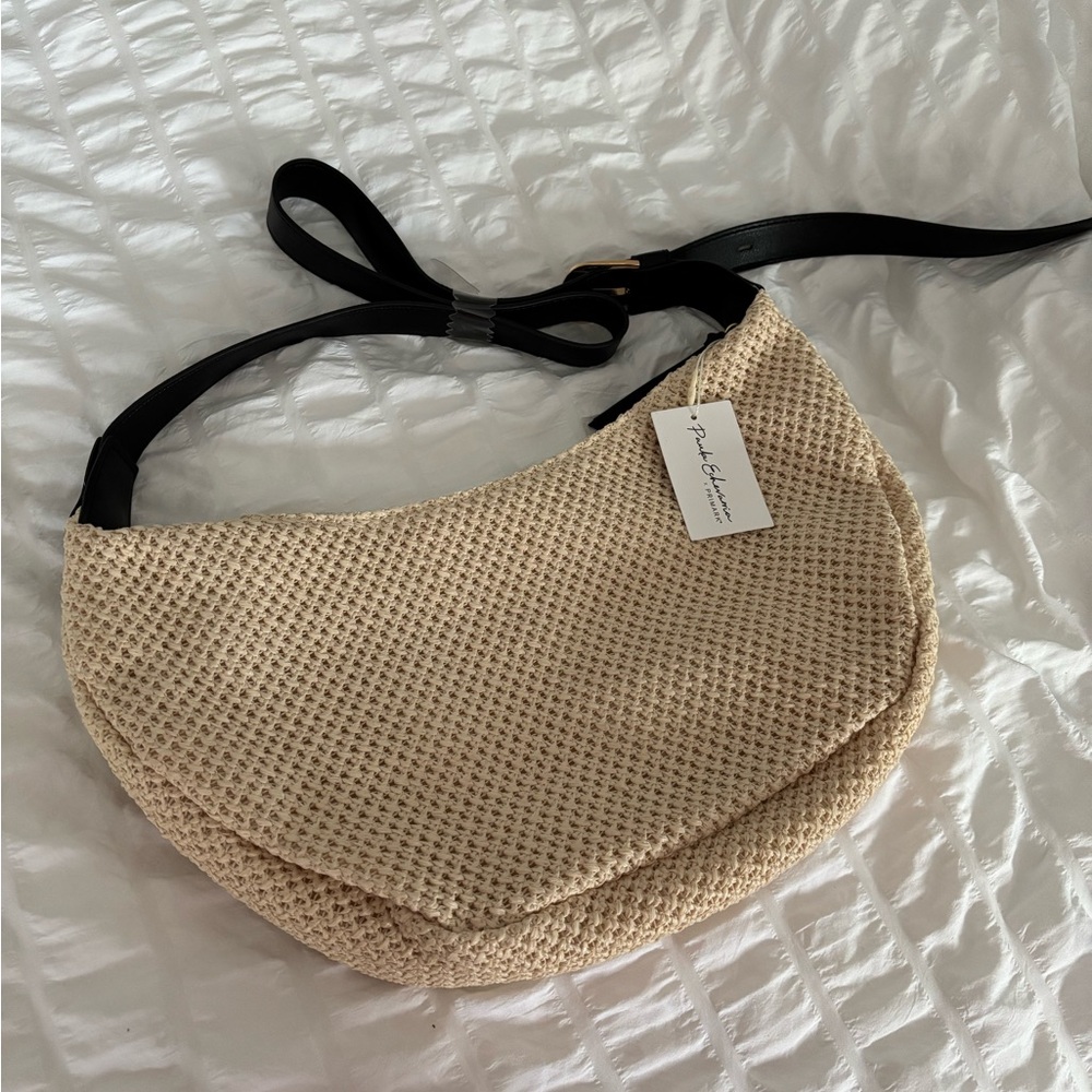 Paula Echevarría Woven Sling Bag